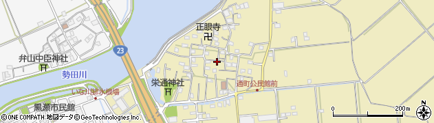 三重県伊勢市通町周辺の地図