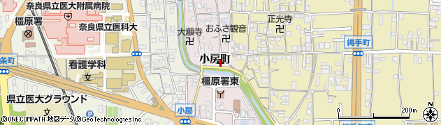 奈良県橿原市小房町7周辺の地図