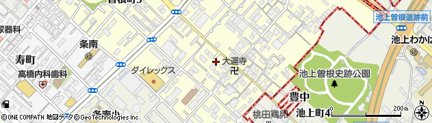 大阪府泉大津市曽根町周辺の地図