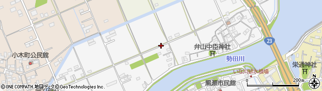 三重県伊勢市田尻町周辺の地図