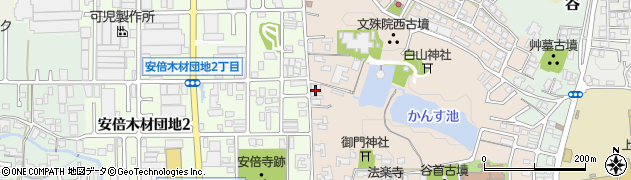 奈良県桜井市阿部702周辺の地図