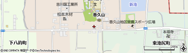 奈良県橿原市膳夫町105周辺の地図