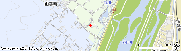 広島県福山市郷分町863周辺の地図