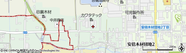 奈良県桜井市橋本周辺の地図