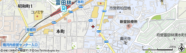 株式会社ベルコ　富田林支部周辺の地図