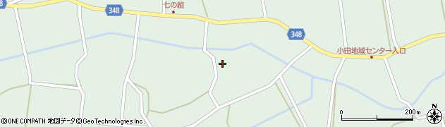 広島県東広島市河内町小田1865周辺の地図