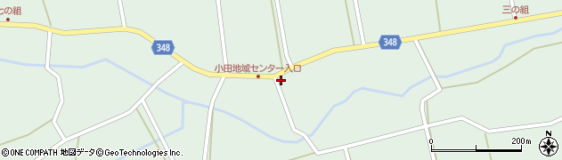 広島県東広島市河内町小田2517周辺の地図