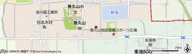 奈良県橿原市膳夫町59周辺の地図