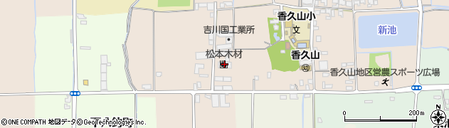 松本善行木材店周辺の地図