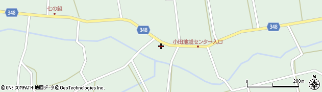 広島県東広島市河内町小田2258周辺の地図