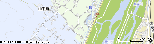 広島県福山市郷分町871周辺の地図