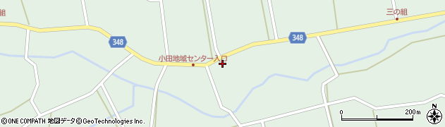 東広島市　小田地区多目的集会施設周辺の地図