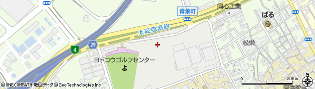大阪府泉大津市青葉町周辺の地図