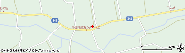 広島県東広島市河内町小田2557周辺の地図