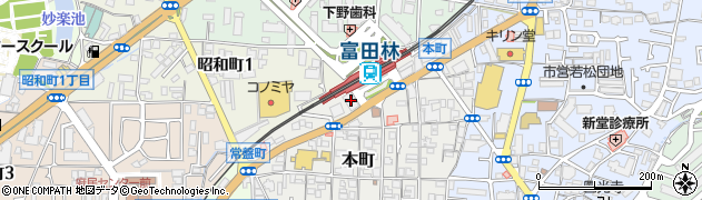 第一ゼミナール富田林校周辺の地図