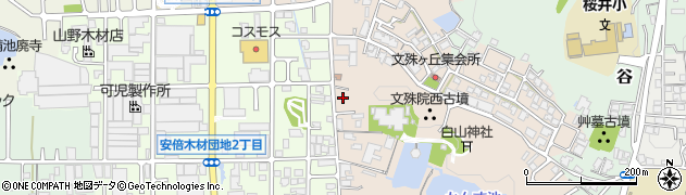 奈良県桜井市阿部628-1周辺の地図