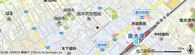 大阪府泉大津市若宮町6周辺の地図