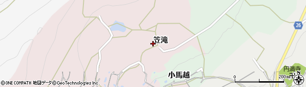 香川県土庄町（小豆郡）笠滝（甲）周辺の地図