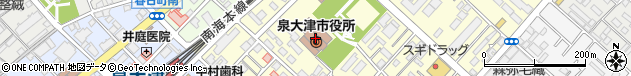 大阪府泉大津市周辺の地図