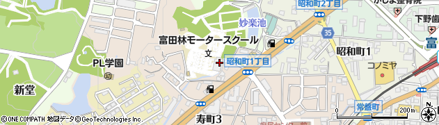 富田林モータースクール周辺の地図