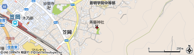 斎藤神社周辺の地図