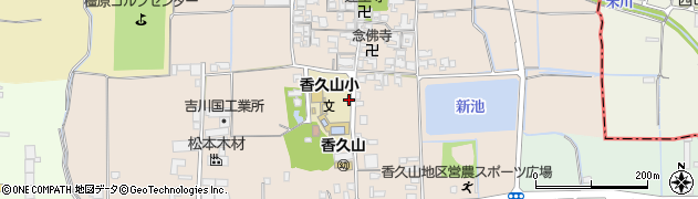 奈良県橿原市膳夫町92周辺の地図
