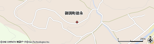 広島県尾道市御調町徳永周辺の地図