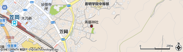 斉藤神社周辺の地図