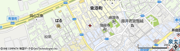 松内毛織株式会社　本社周辺の地図
