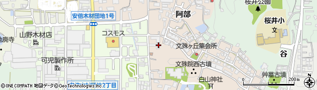 奈良県桜井市阿部625周辺の地図