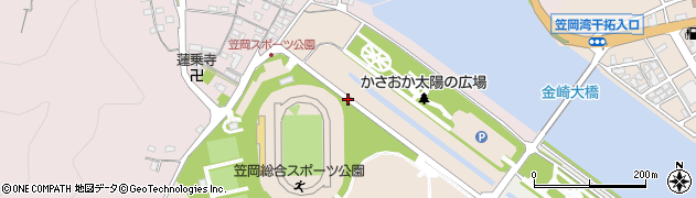 岡山県笠岡市平成町周辺の地図