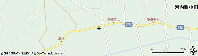 広島県東広島市河内町小田571周辺の地図