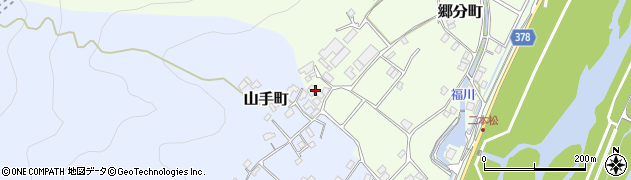 広島県福山市郷分町958周辺の地図