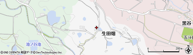 兵庫県淡路市生田畑1243周辺の地図