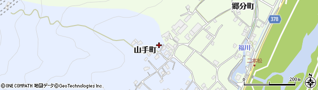 広島県福山市山手町3554周辺の地図