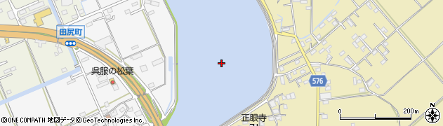勢田川周辺の地図