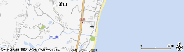 兵庫県淡路市釜口2230周辺の地図