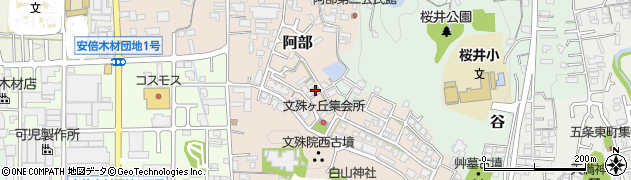 奈良県桜井市阿部658周辺の地図