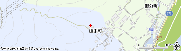 広島県福山市山手町3572周辺の地図
