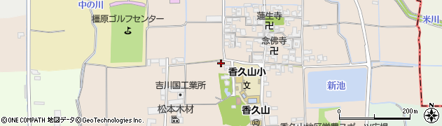 奈良県橿原市膳夫町124周辺の地図