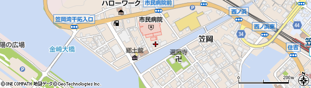 井笠浅口地域産業保健センター周辺の地図
