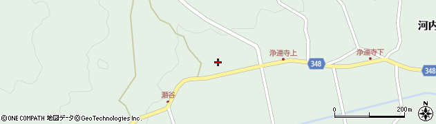 広島県東広島市河内町小田581周辺の地図