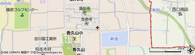 奈良県橿原市膳夫町363周辺の地図