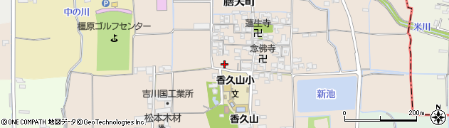 奈良県橿原市膳夫町346周辺の地図