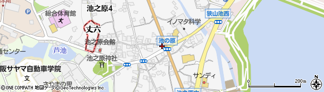大阪府大阪狭山市池之原周辺の地図