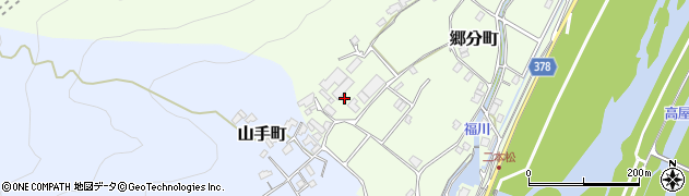 広島県福山市郷分町950周辺の地図