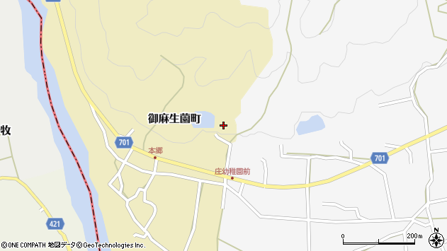 〒519-2148 三重県松阪市御麻生薗町の地図