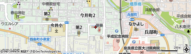 橿原市立公民館・集会場今井地区公民館周辺の地図