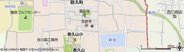 奈良県橿原市膳夫町328周辺の地図