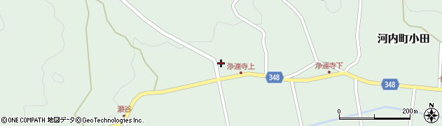 広島県東広島市河内町小田600周辺の地図
